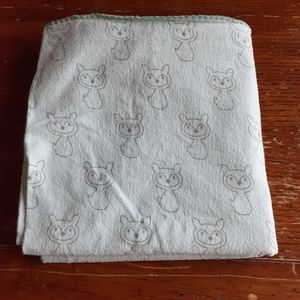 Cotton Fox Swaddle Blanket